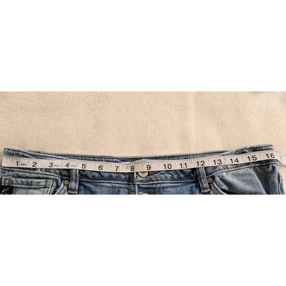 KanCan Jeans Juniors Size 13/30 Skinny Stretch Mid Rise Distressed Denim Classic - Picture 6 of 8